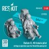 RESKIT RSF48-0059 Rafale (C, M) female pilot sitting in ejection seat for Revell/Academy kit (1 pcs) (3D Printed) 1/48
